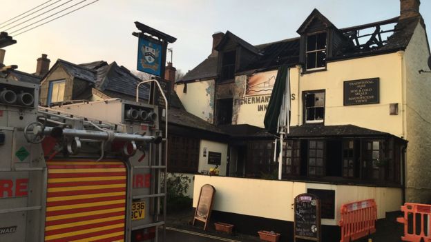 Significant damage has been caused by the fire