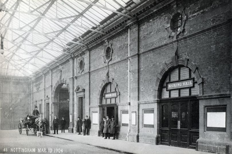 Nottingham Midland Station in 1904, the year it opened.