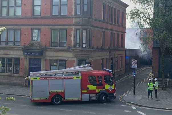 Fire crews at the scene (Image: Ady Hughes)