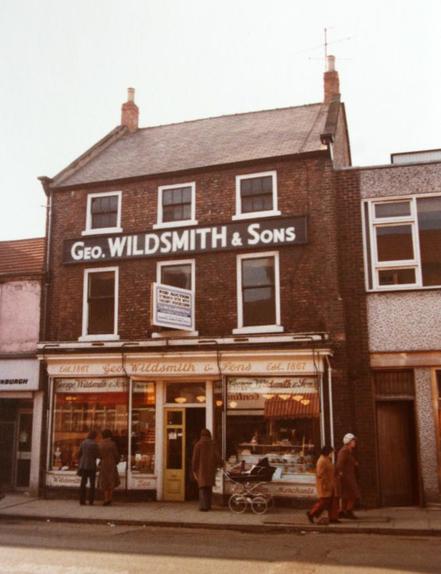 The Wildsmith’s grocery shop on Skinnergate when it closed in February 1979