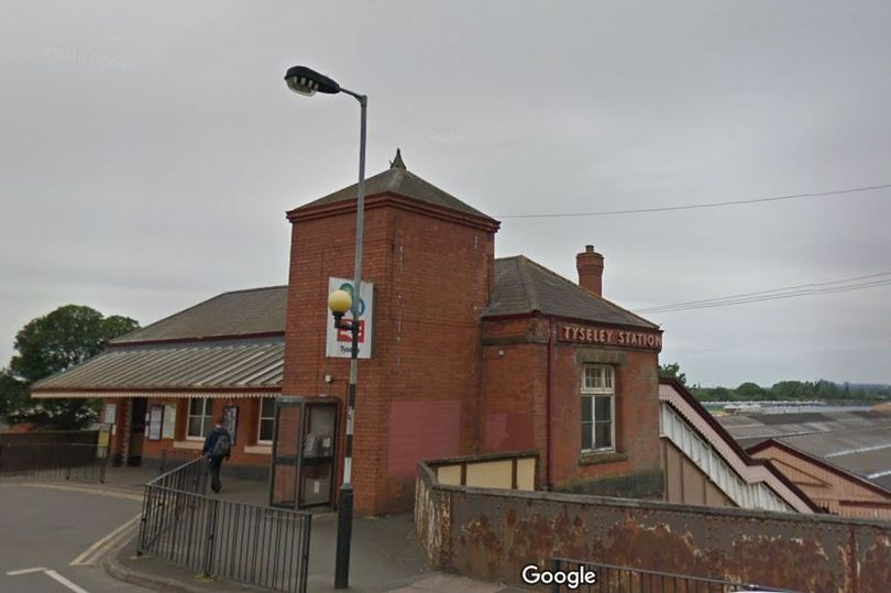 A fire broke out at Tyseley railway station (Credit: Google)