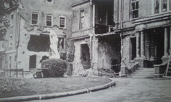 Bomb damage in 1944