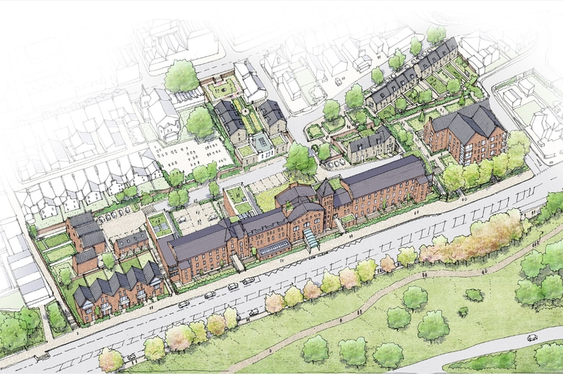 An artist's impression on what the site would look like once developed