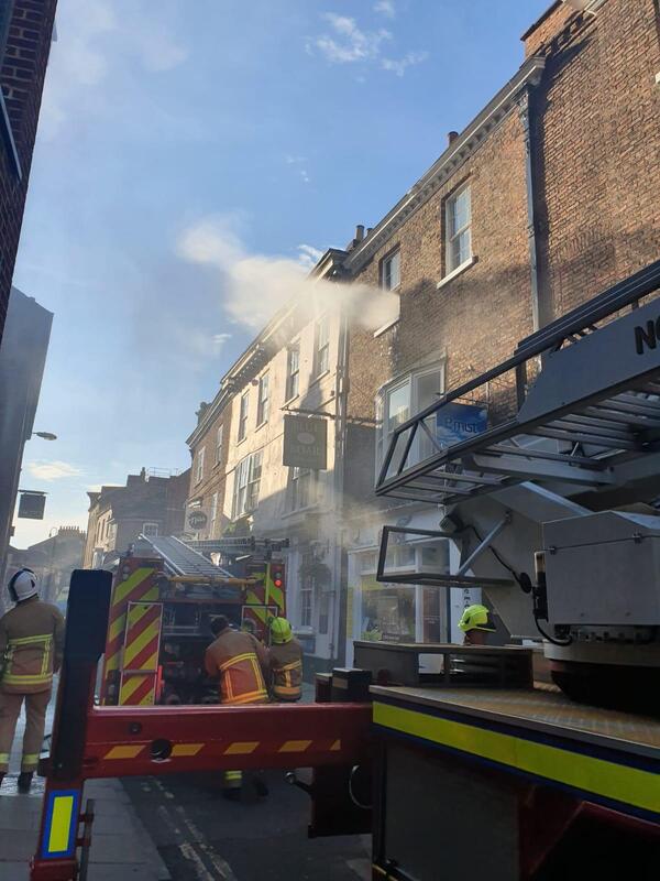 Fire crews were called to Castlegate (Pictures: NYFRS)fault