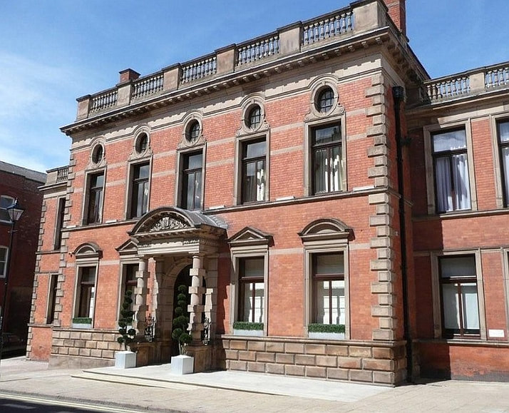 The 18th century Grade II listed building is now a hotel