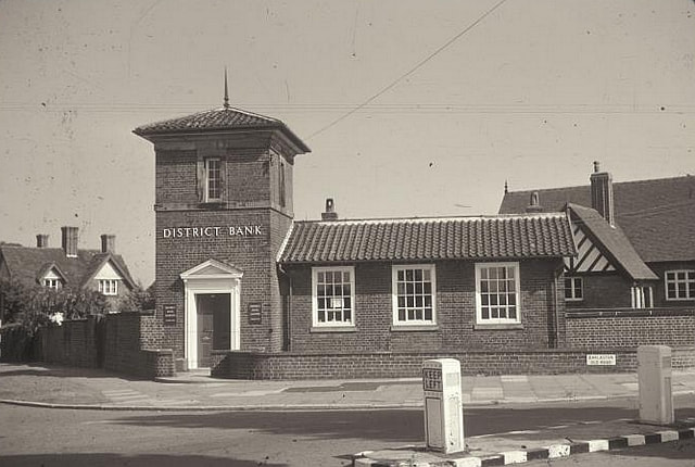 The District Bank in 1963