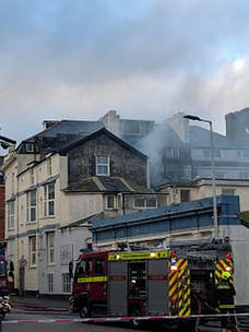 Up to 80 firefighters were tackling the blaze 