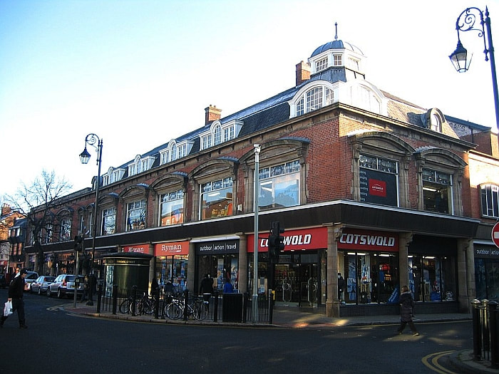 The building before it was converted to a Wetherspoons pub.