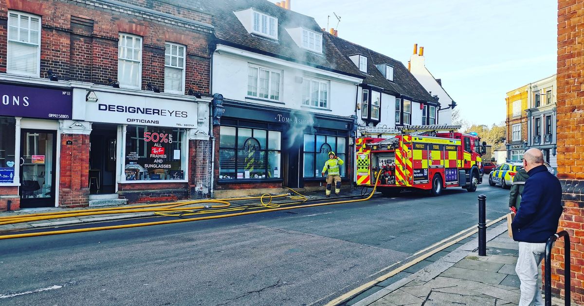 Emergency services are at the scene (Image: Steve Ash)