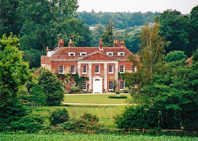 Grade II listed Georgian Landford Lodge