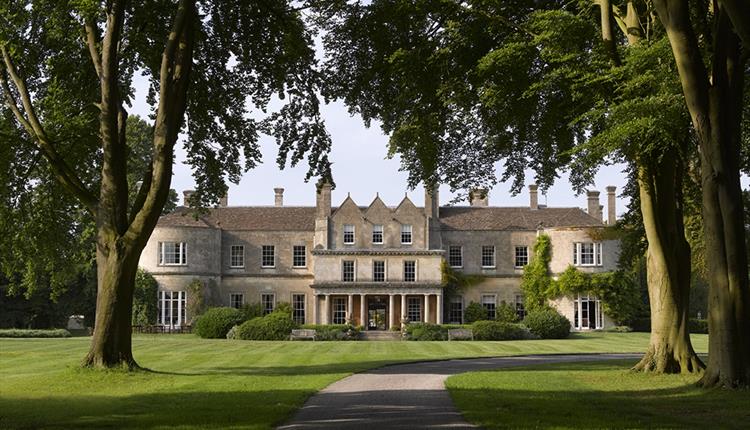 There was a chimney fire at Lucknam Park Hotel