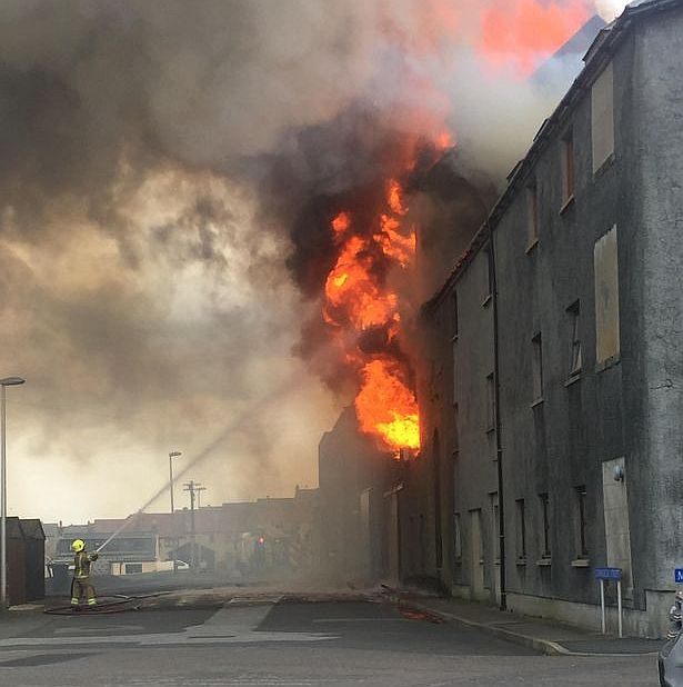 The fire broke out in a disused property (Image: Lianne Winton)