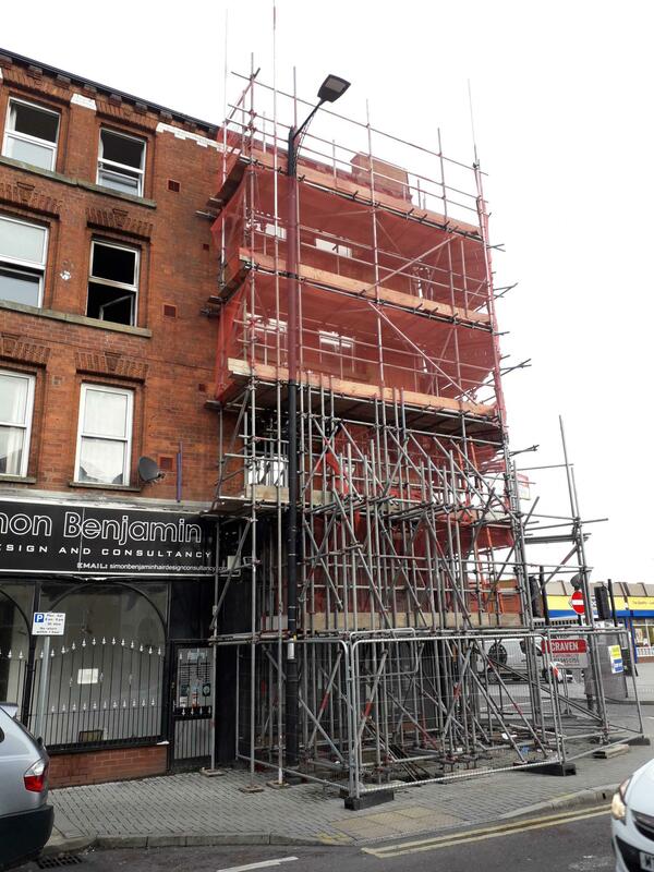 The Marklands building in Tyldesley was in danger of collapsing 7 months ago