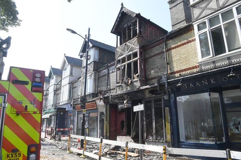  The building has been gutted by fire (Image: Cambridge News) 