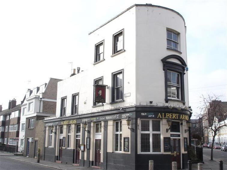 Twenty Fire fighters have been called to tackle a fire that has broken out at the Albert Arms 