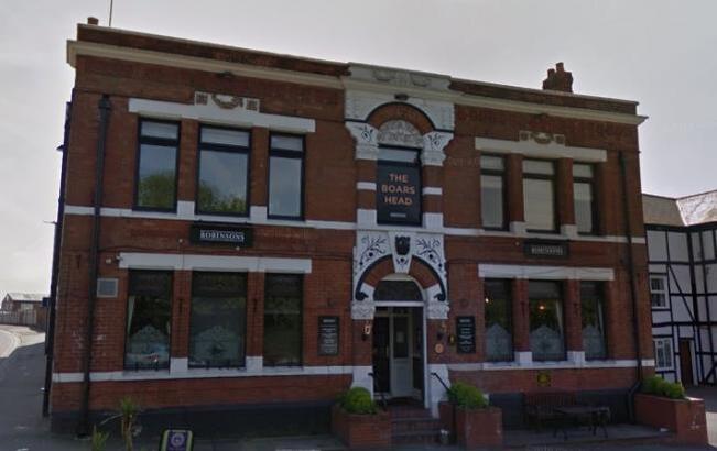 The fire occurred at The Boars Head pub on Kinderton Street (Credit: Google Maps)