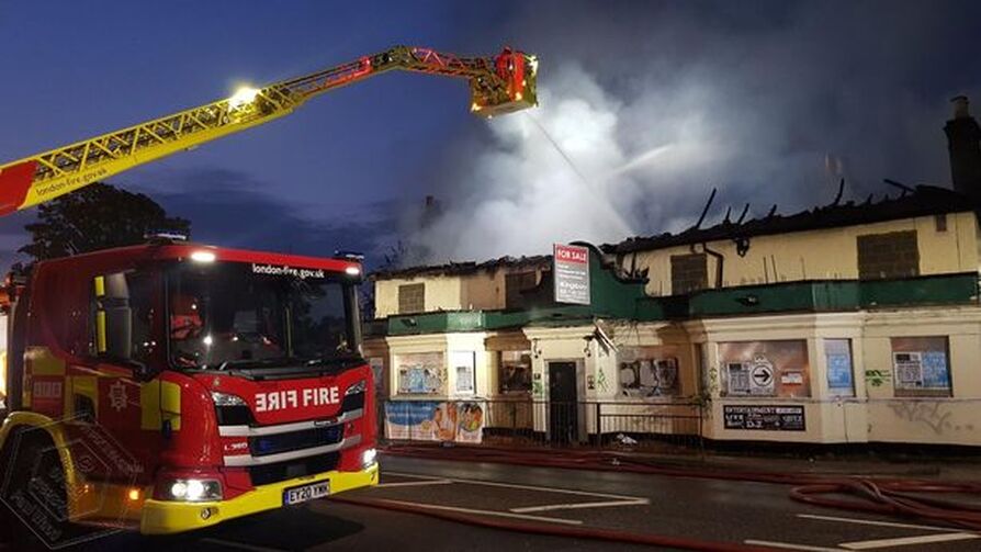  The fire is believed to have started in the early hours (Image: Paul Wood) 