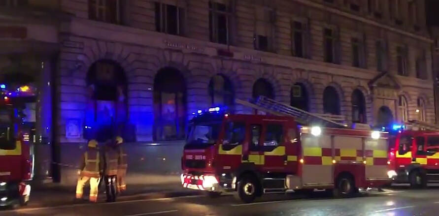 Clubbers were evacuated from Newcastle nightclub Flares after a fire broke out 