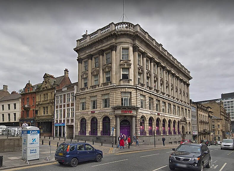 Flares Nightclub building is Grade II listed and was built in 1906 for Scottish Provident Institution.