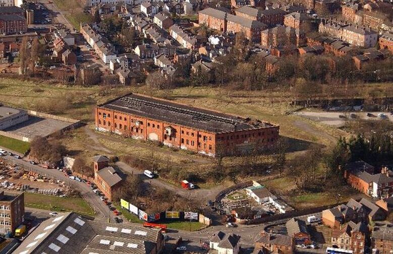 The warehouse has been derelict for 50 years at a key entry point to Derby city centre and is missing most of its roof. 