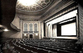 The auditorium in the 1950's