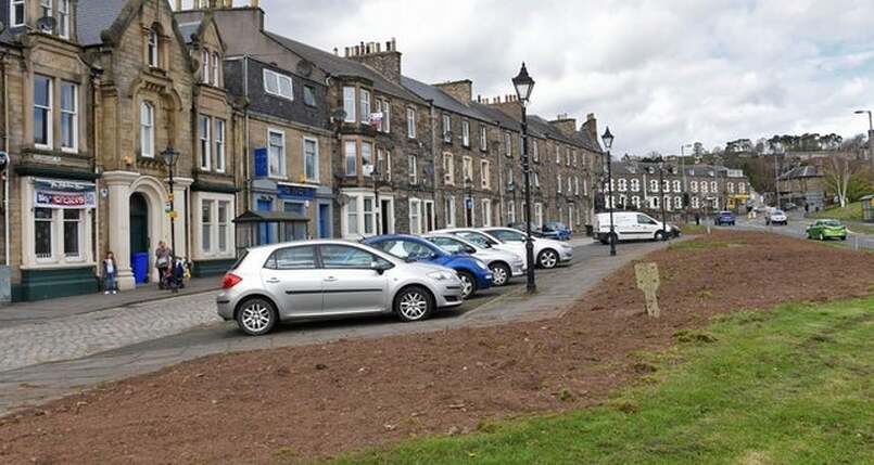An earlier shot of Dovemount Place in Hawick. (Copyright: Johnston Press Resell)
