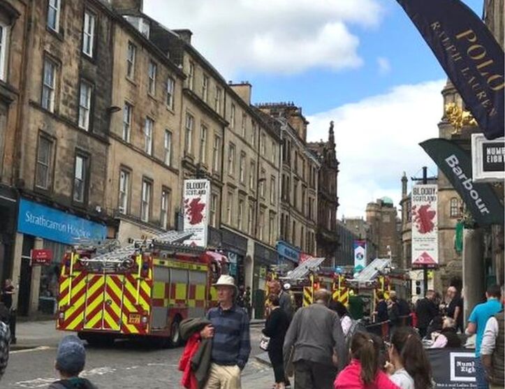 A fire broke out at a restaurant in King Street 