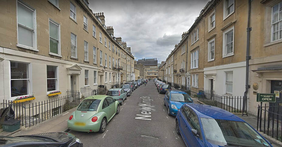 A view of New King Street, Bath