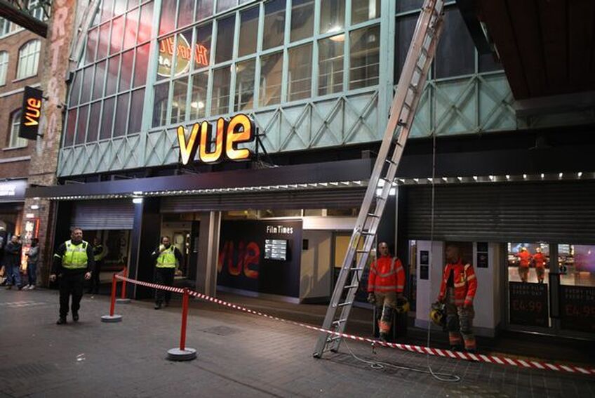  The fire is thought to have broke out in a second floor disabled toilet inside the cinema (Image: Joel Goodman) 