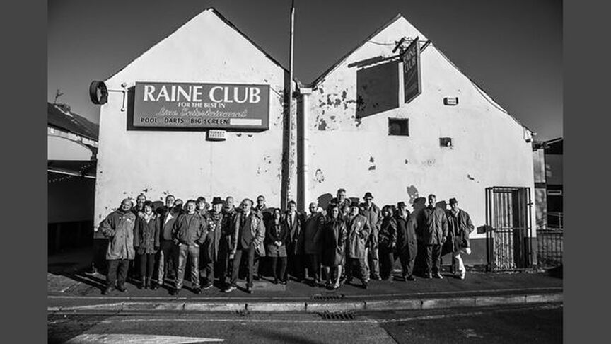 The Raine Club was used as a backdrop for Quentin Budworth's Hullywood photo project - here Quadrophenia was recreated