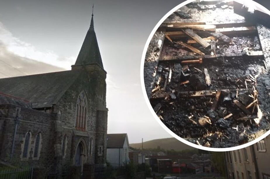 St Luke's Church in Swansea has been damaged by fire (Image: Google Streetview / Circus Eruption)