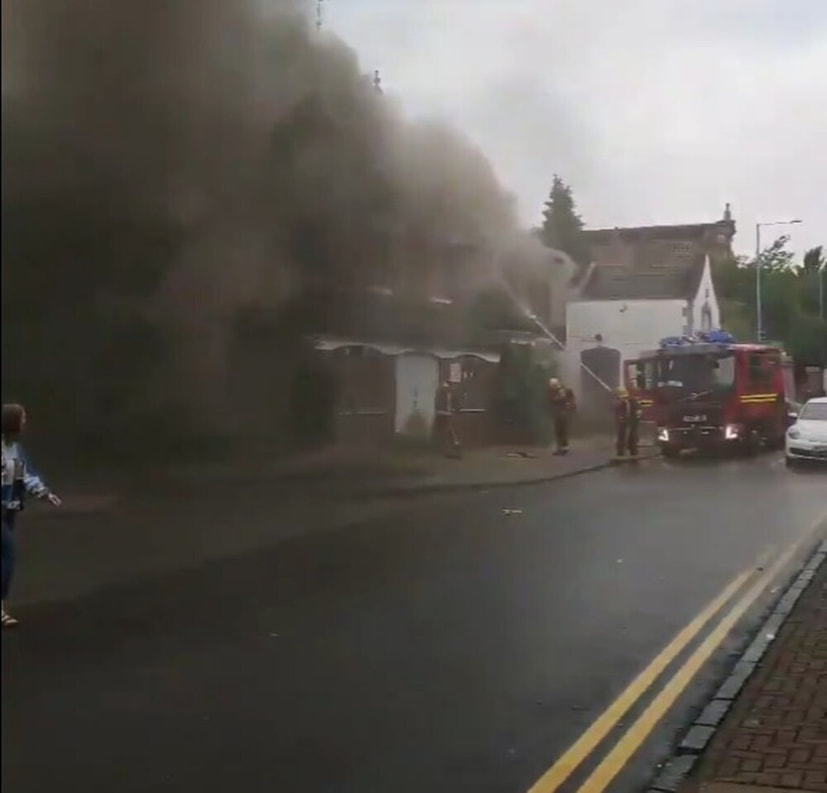 Three crews turned out to tackle the blaze