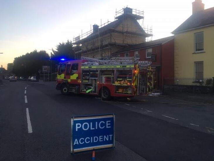 Firefighters were called to West End Cafe in Llandovery on May 19 following a chip pan fire