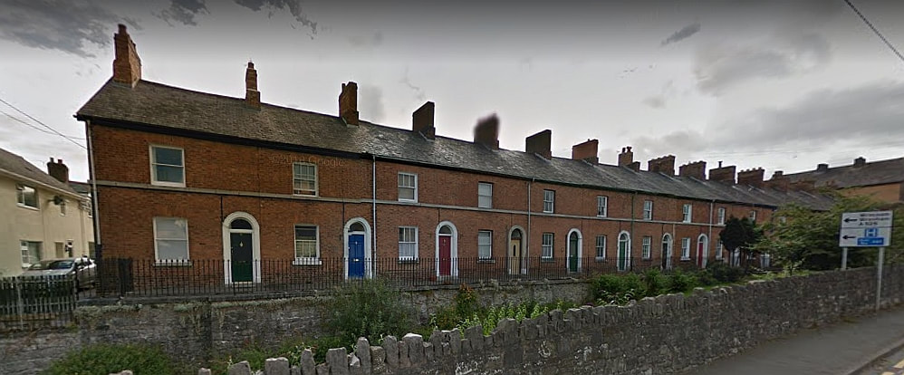 Railway Terrace cottages, Ruthin (Image: Google)