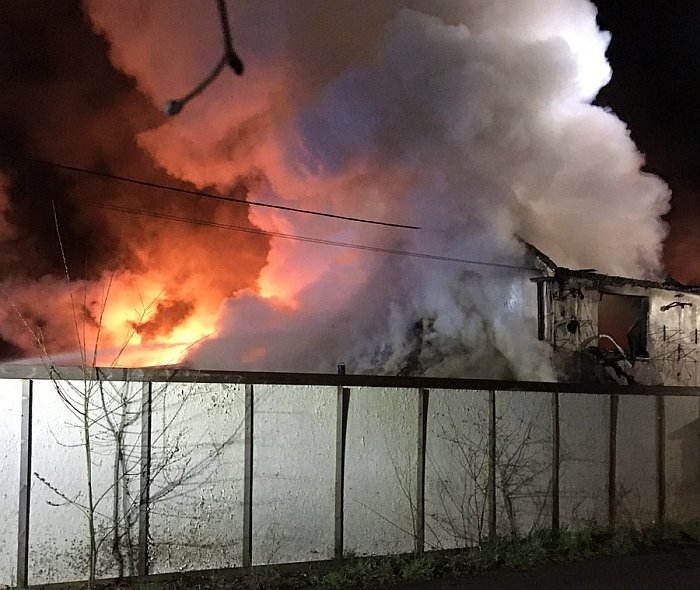 A derelict country pub has been severely damaged by fire overnight.  