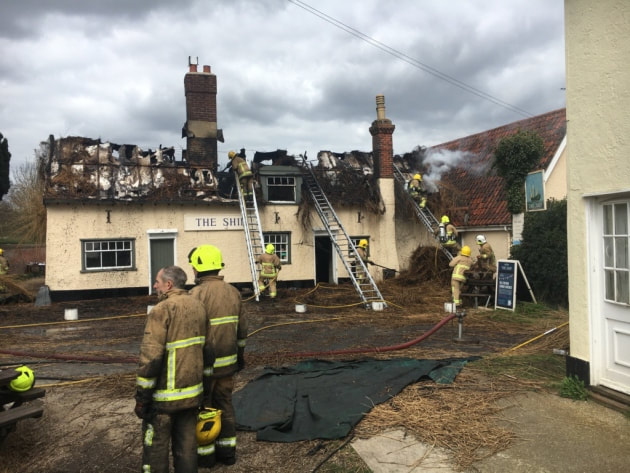 Investigations into the cause of the fire are ongoing 