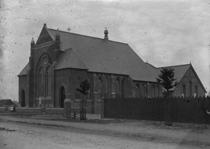 Roman Bank Primitive Methodist Chapel in 1900, soon after it was built.
