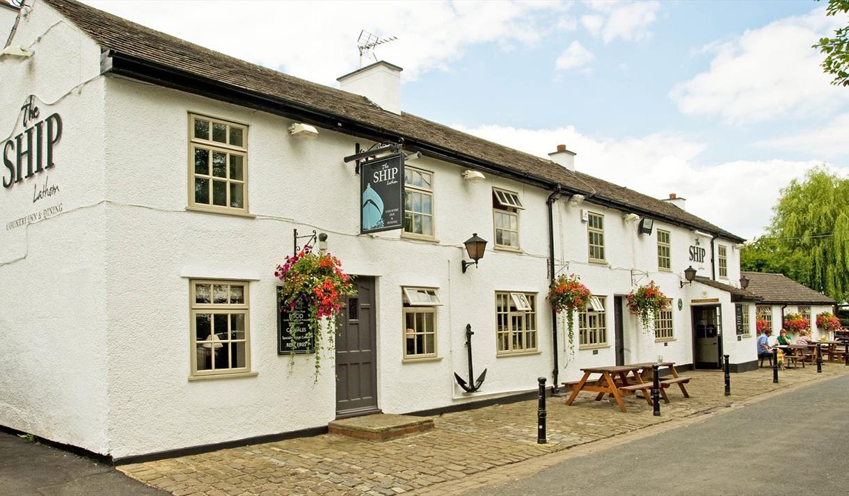 The Ship was originally a row of 18th century cottages or workshops beside the Canal