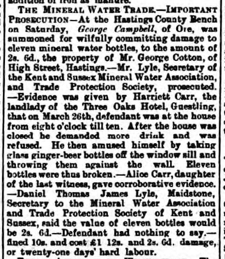 Kent & Sussex Courier 28 April 1893