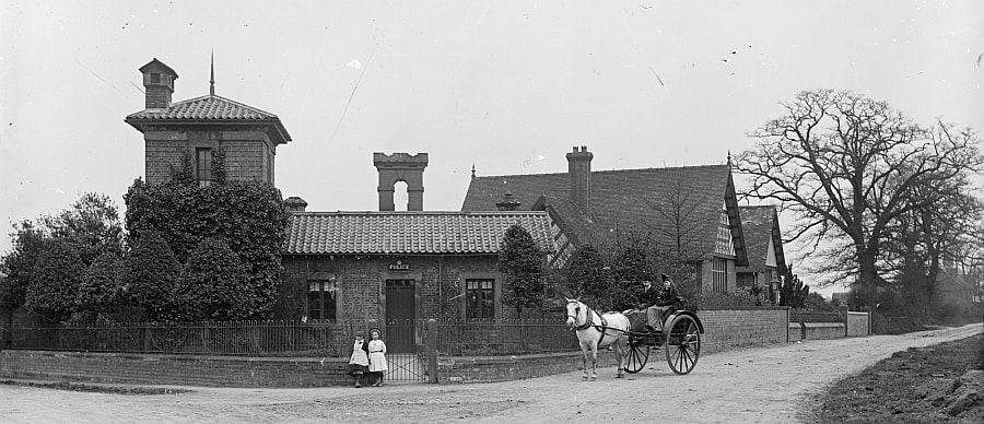Trentham Police Station about 1890