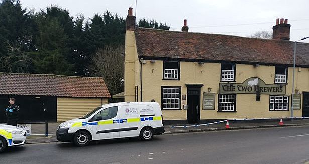 The ground floor of the pub has been extensively damaged