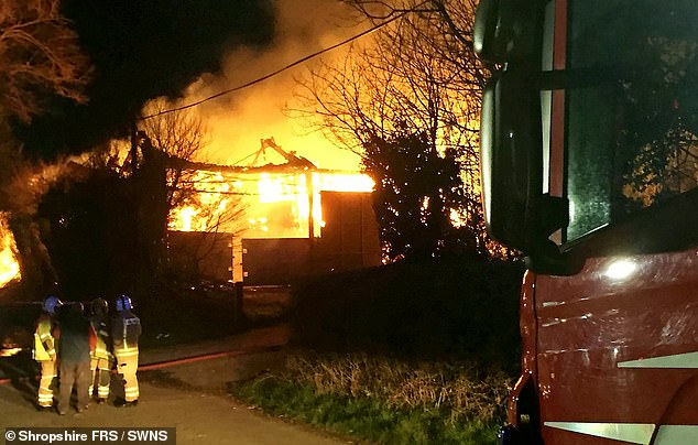 Actor John Challis 'heard bangs and explosions' when a manure fire broke out near his home 