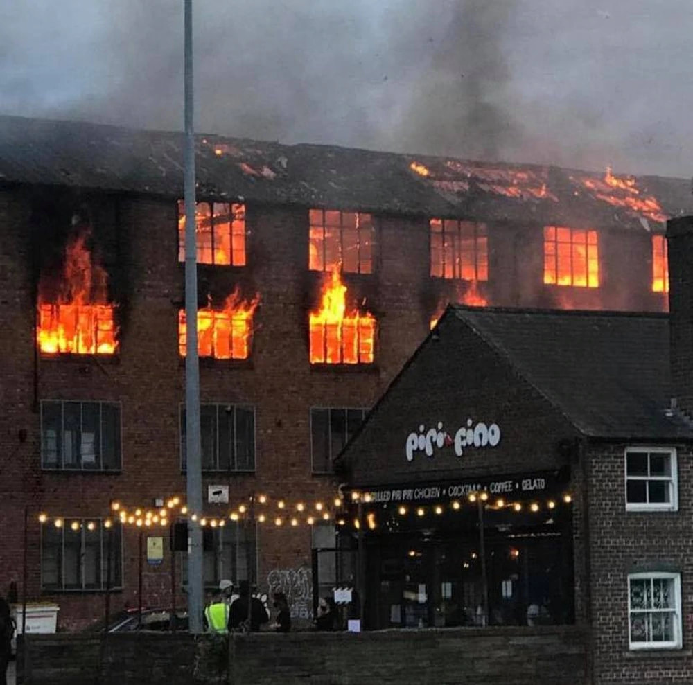 The fire in Walsall. Photo: Your Walsall 